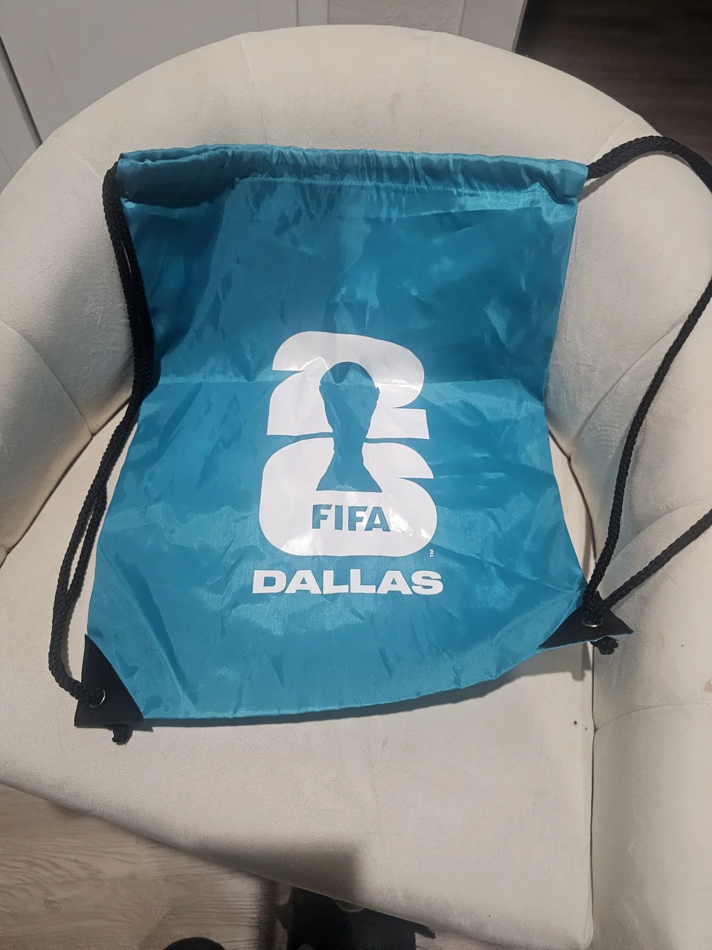 FIFA Dallas Teal Drawstring Backpack